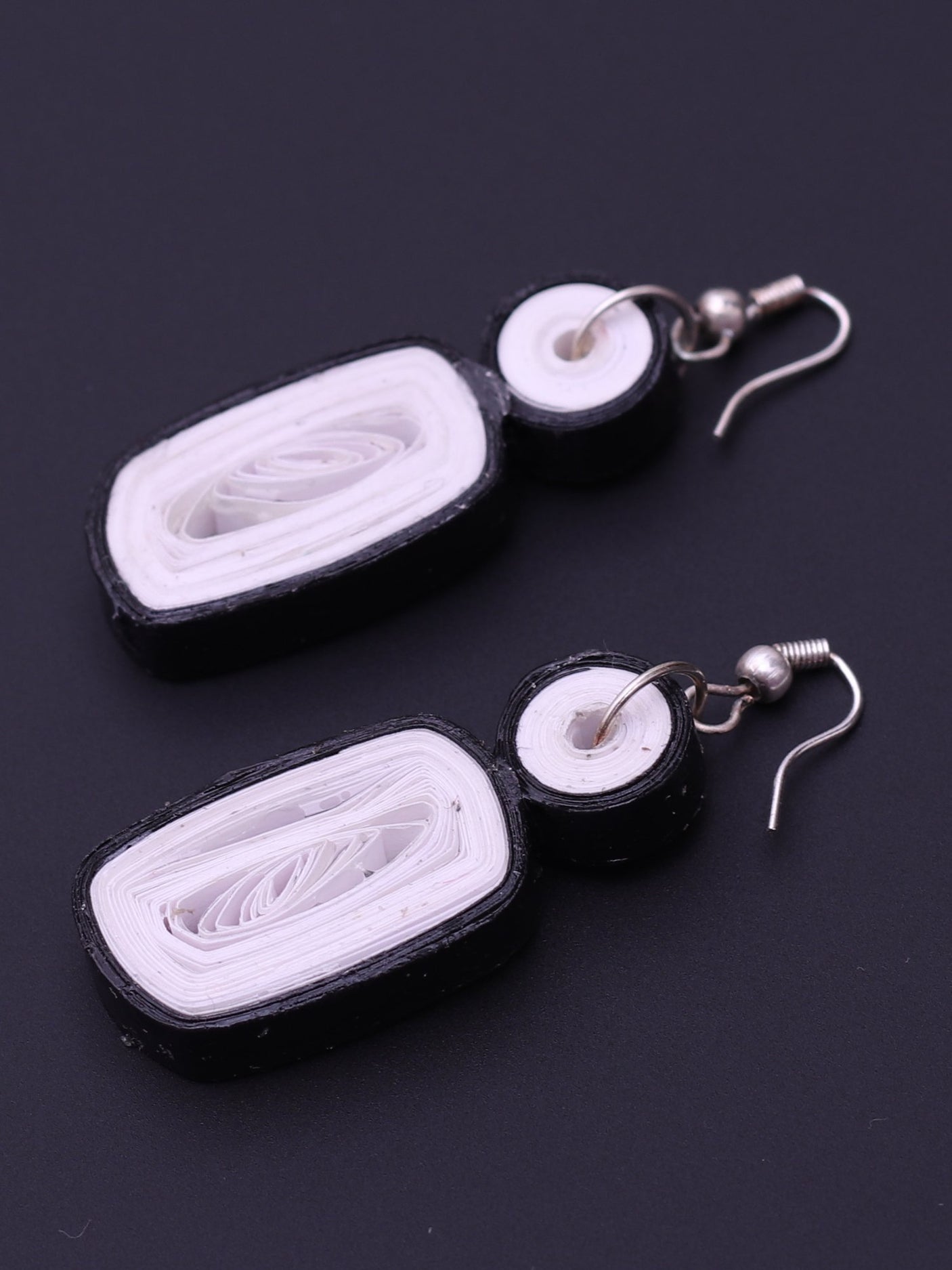 Black & White Drop Earrings - A Local Tribe