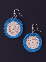 Load image into Gallery viewer, Blue White Wave Earrings - A Local Tribe

