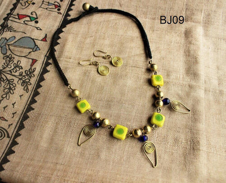 Boho Dhokra Necklace - A Local Tribe