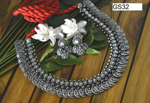 Budha Silver Choker Necklace - A Local Tribe