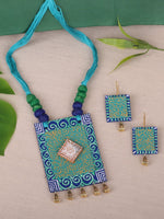Load image into Gallery viewer, Classic Turquoise colored Necklace Set - A Local Tribe
