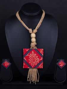 Classy Jute Necklace Set - A Local Tribe