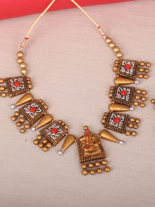 Ganesha Terracotta Necklace Set - A Local Tribe