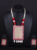 Load image into Gallery viewer, Inscripted Shell Necklace Set - A Local Tribe
