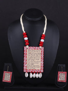 Inscripted Shell Necklace Set - A Local Tribe
