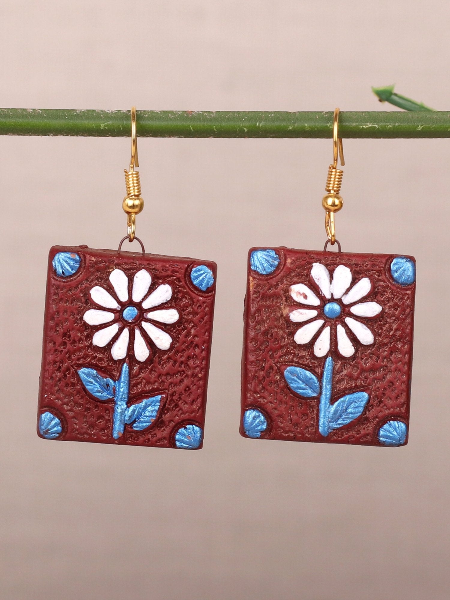 How to make Terracotta Clay Earrings | Handcrafted Simple Design |Classy  Ramya - YouTube