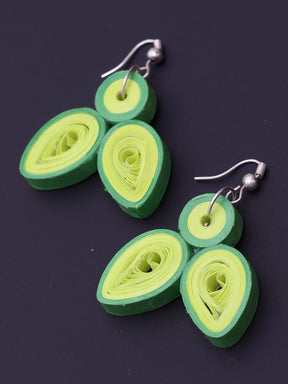 Minty Green Drop Earrings - A Local Tribe