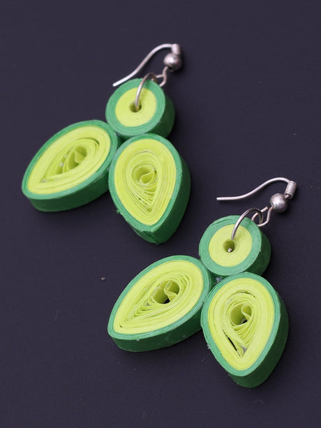 Minty Green Drop Earrings - A Local Tribe
