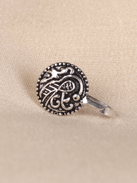 Round Oxidized Clip On Nose Pin - A Local Tribe