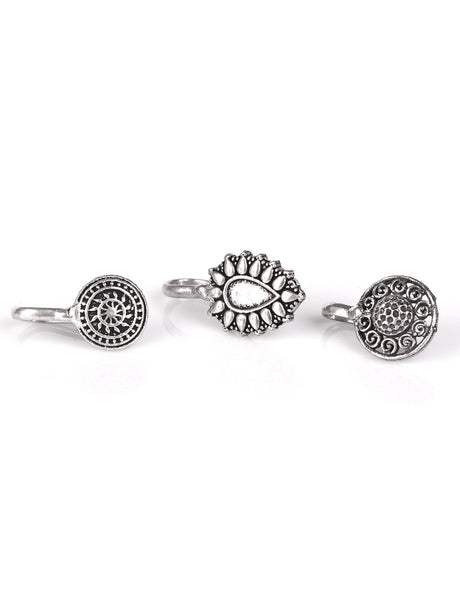 Set of 3 Tribal Nose Pin - A Local Tribe