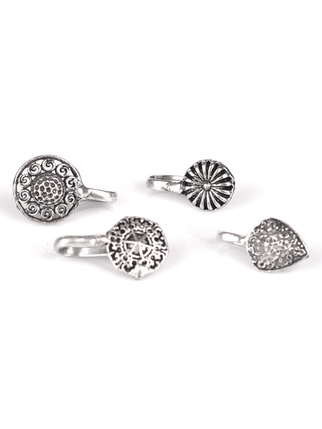 Set of 4 Tribal Nose Pin - A Local Tribe