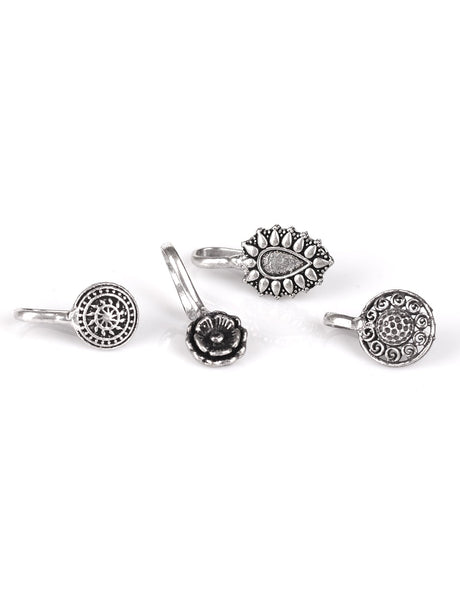 Set of 4 Tribal Nose Pin - A Local Tribe