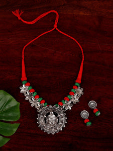 Statement Hindu Goddess Necklace & Earrings Set - A Local Tribe