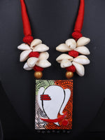 Load image into Gallery viewer, Trendy Handmade Terracotta Jewellery set - A Local Tribe
