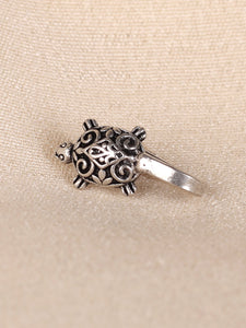 Turtle Oxidized Set of Two Clip On Nose Pin - A Local Tribe