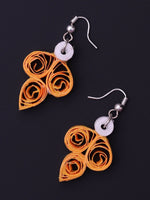 Load image into Gallery viewer, Yellow Paisley Earrings - A Local Tribe
